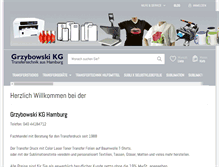 Tablet Screenshot of grzybowski-kg.com
